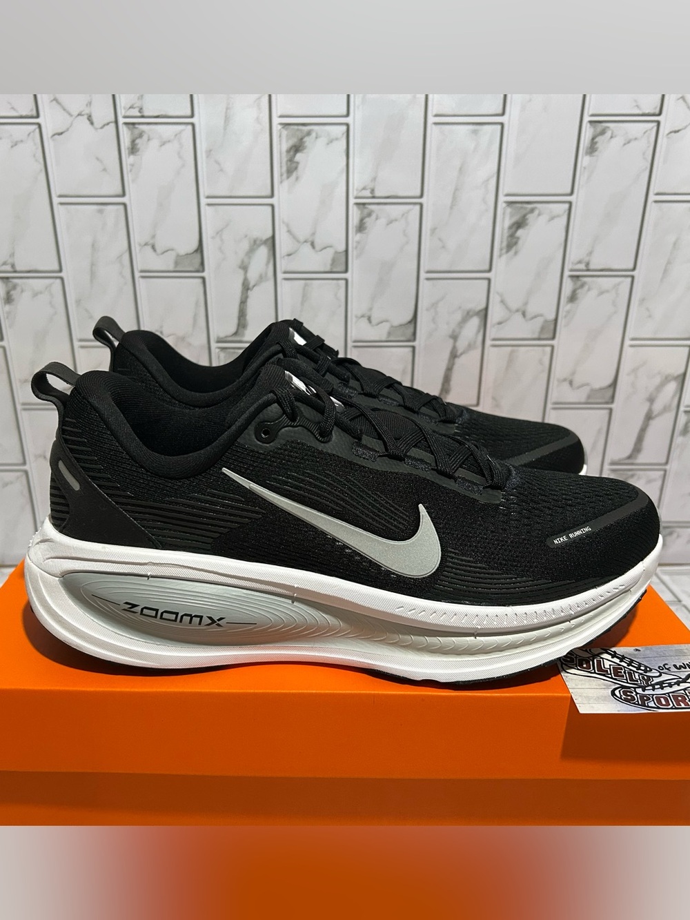 New Nike Vomero 18 TB Black Grey White Running Shoes Training Gym ZoomX React